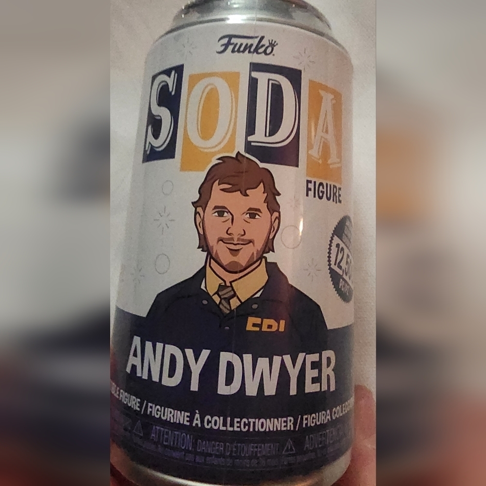 🎄Funko Vinyl SODA: Parks & Rec - Andy Dwyer Standard New .Never Opened - Picture 5 of 9